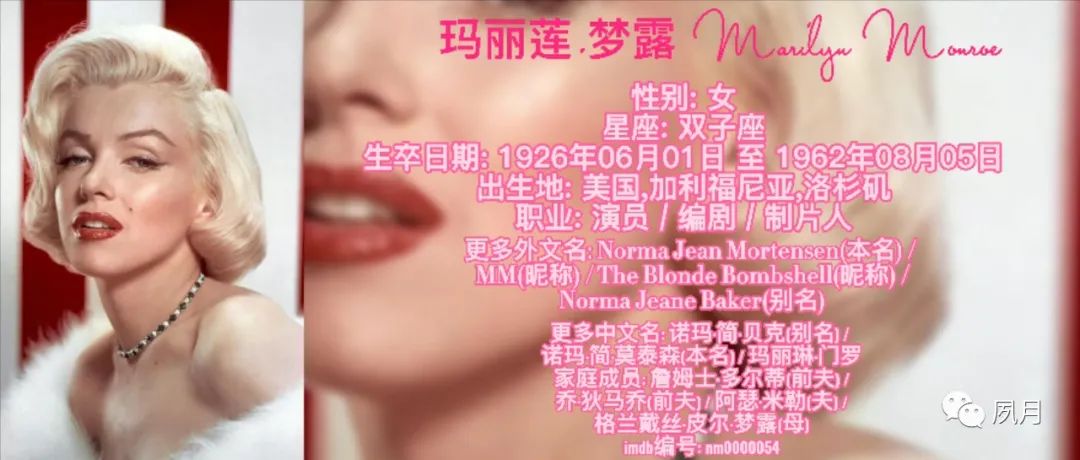 妙药春情电影版 【演员合集-004】玛丽莲·梦露 Marilyn Monroe（美国）